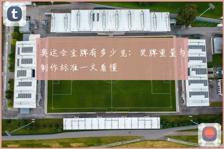 奥运会金牌有多少克:奖牌重量与制作标准一文看懂